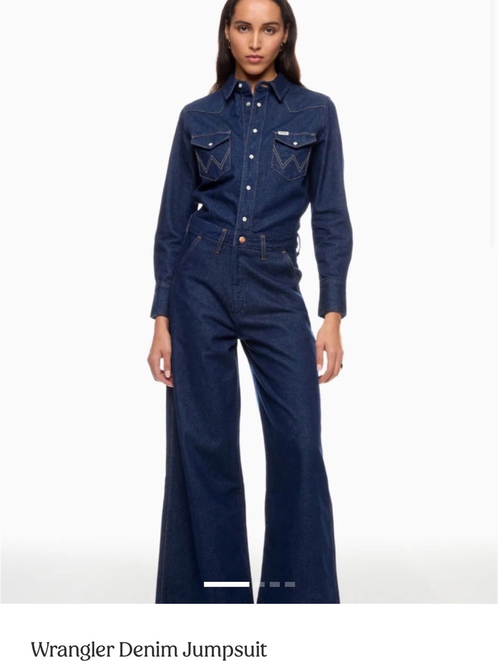 Wrangler Indigo Denim Jumpsuit